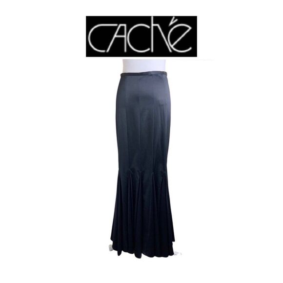 Cache Dresses & Skirts - NWT Cache Black Taffeta Skirt. Sz 2